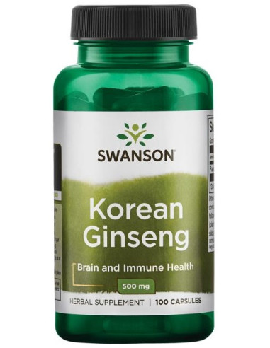 Korean Ginseng, 500mg - 100 caps | Swanson