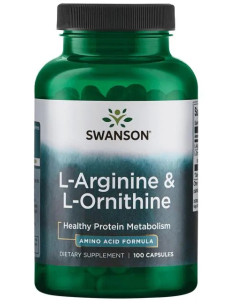 L-Arginine & L-Ornithine - 100 caps | Swanson