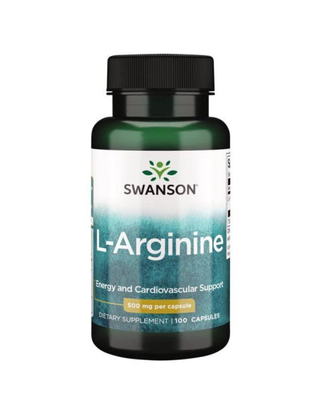 L-Arginine, 500mg - 100 caps | Swanson