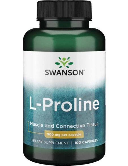 L-Proline, 500mg - 100 caps | Swanson