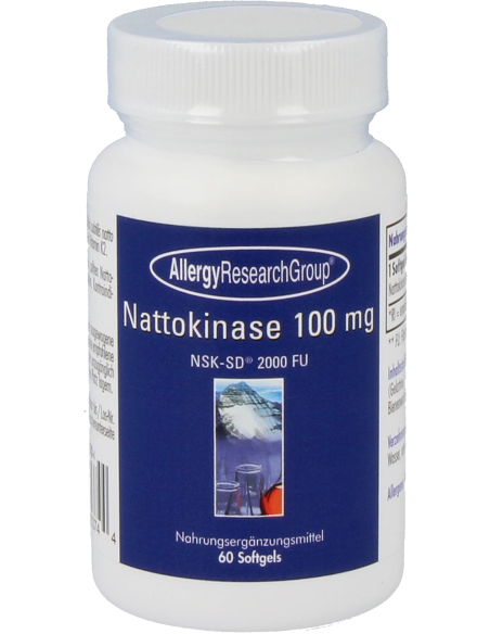 Nattokinase NSK-SD 100 mg - 60 Softgels | Allergy Research Group