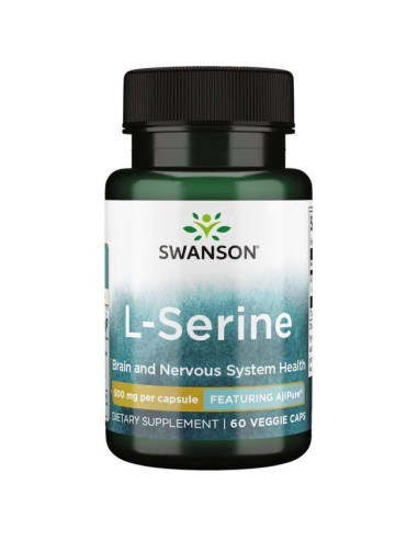 L-Serine, 500mg - 60 vcaps | Swanson