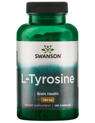 L-Tyrosine, 500mg - 100 caps | Swanson