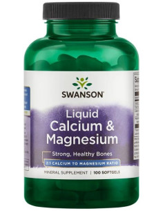 Liquid Calcium & Magnesium - 100 softgels | Swanson