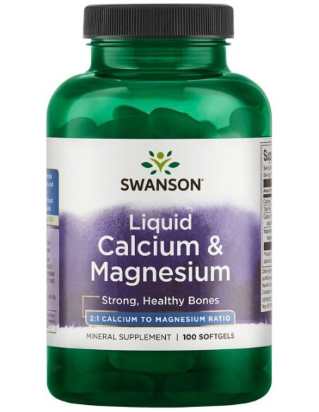 Liquid Calcium & Magnesium - 100 softgels | Swanson