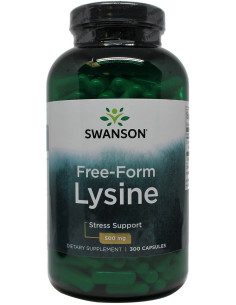 Lysine, 500mg Free-Form - 300 caps | Swanson
