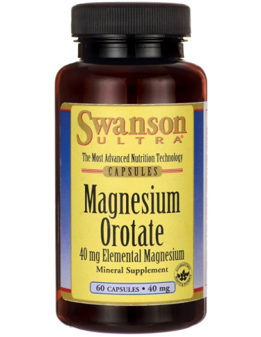 Magnesium Orotate, 40mg - 60 caps | Swanson