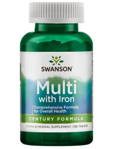 Multi with Iron - Century Formula - 130 tabs | Swanson