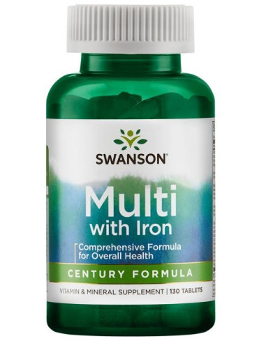 Multi with Iron - Century Formula - 130 tabs |...
