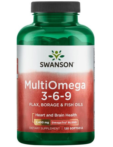 MultiOmega 3-6-9 - Flax & Borage & Fish Oils -...