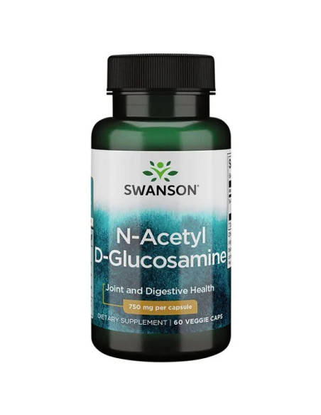 N-Acetyl D-Glucosamine, 750mg - 60 vcaps | Swanson