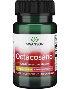 Octacosanol, Maximum-Strength 20mg - 30 caps | Swanson