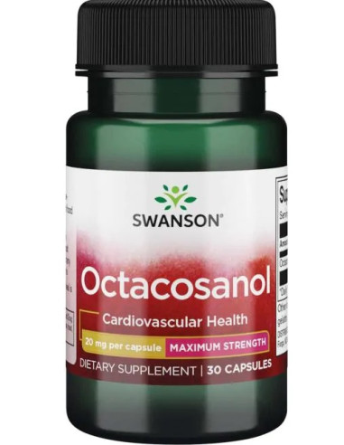 Octacosanol, Maximum-Strength 20mg - 30 caps |...