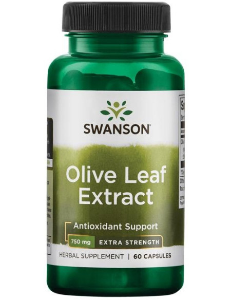 Olive Leaf Extract, 750mg Super Strength - 60 caps | Swanson