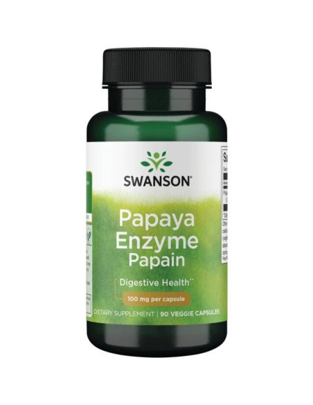 Papaya Enzyme Papain, 100mg - 90 vcaps | Swanson