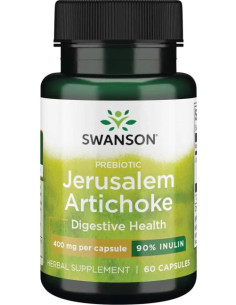Prebiotic Jerusalem Artichoke, 400mg - 60 caps | Swanson