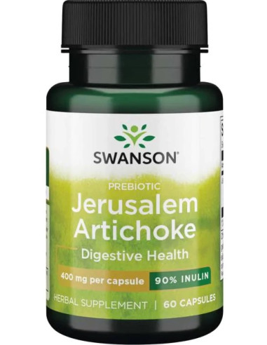 Prebiotic Jerusalem Artichoke, 400mg - 60 caps...