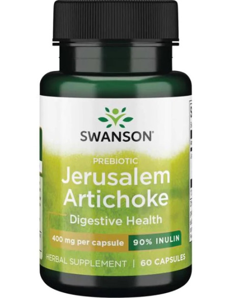 Prebiotic Jerusalem Artichoke, 400mg - 60 caps | Swanson