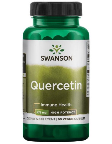 Quercetin, 475mg High Potency - 60 vcaps | Swanson