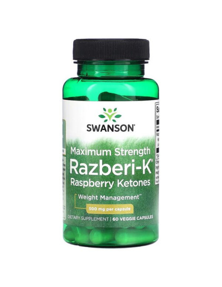 Razberi-K, 500mg Maximum Strength - 60 vcaps | Swanson