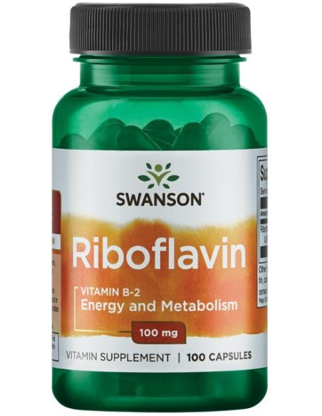 Riboflavin Vitamin B-2, 100mg - 100 caps | Swanson