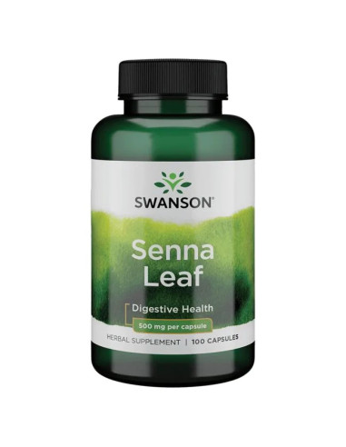 Senna Leaf, 500mg - 100 caps | Swanson