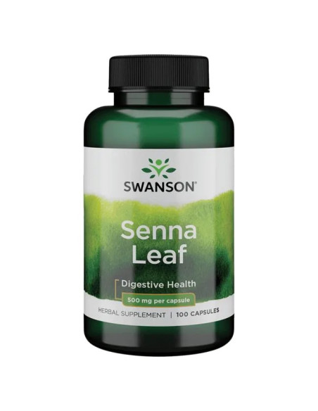 Senna Leaf, 500mg - 100 caps | Swanson