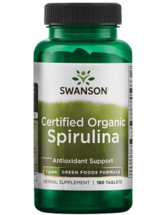 Spirulina Organic - 180 tablets | Swanson