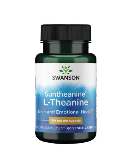 Suntheanine L-Theanine, 100mg - 60 vcaps | Swanson