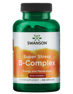 Super Stress B-Complex with Vitamin C - 100 caps | Swanson