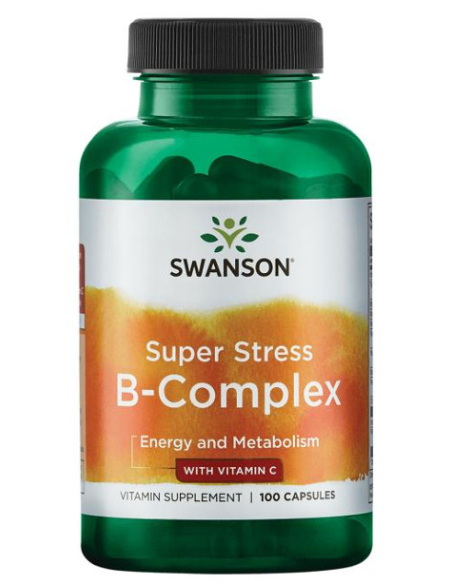 Super Stress B-Complex with Vitamin C - 100 caps | Swanson