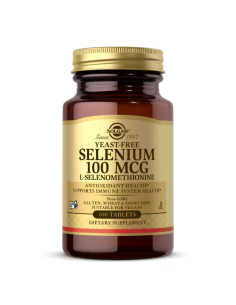 Yeast-Free Selenium 100 mcg - 100 Tablets | Solgar