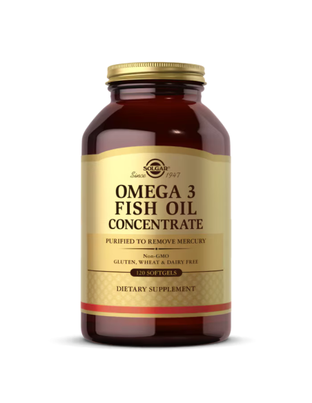 Omega-3 Fish Oil Concentrate - 120 Softgels | Solgar