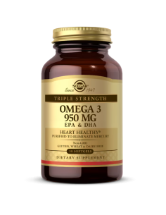 Solgar Triple Strenght Omega-3 950 MG - 50 Softgels | Solgar