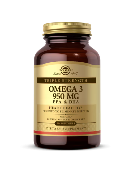 Solgar Triple Strenght Omega-3 950 MG - 50 Softgels | Solgar