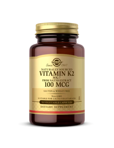 Solgar Naturally Sourced Vitamin K2 (MK-7) 100...