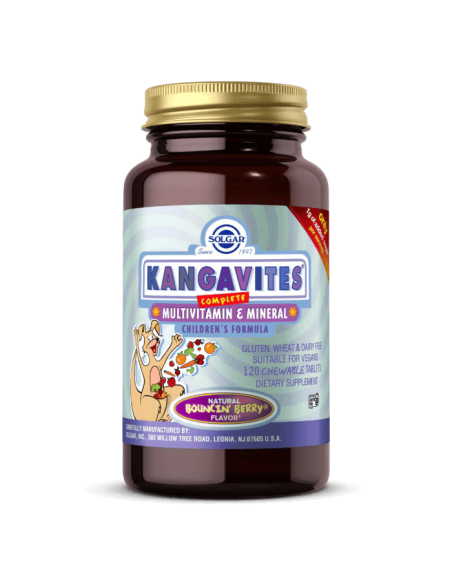 Kangavites® Multivitamin & Mineral Chewable, Bouncin’ Berry® Flavor - 120 Tablets | Solgar