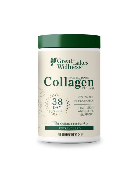 GLW Collagen Peptides – Bovine 454g | Grate Lakes Wellness