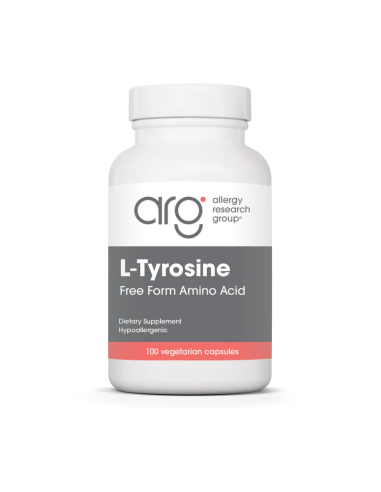L-Tyrosine 500mg - 100 Capsules | Allergy...