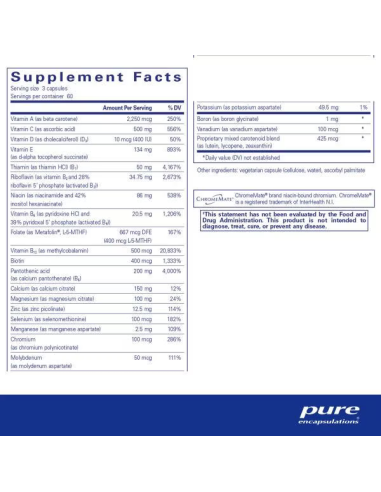 Nutrient 950E without Cu, Fe & Iodine - 180...