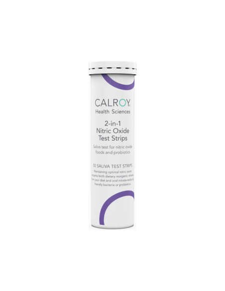 2-in-1 Nitric Oxide Test Strips - 50 Strips | Calroy Health Sciences