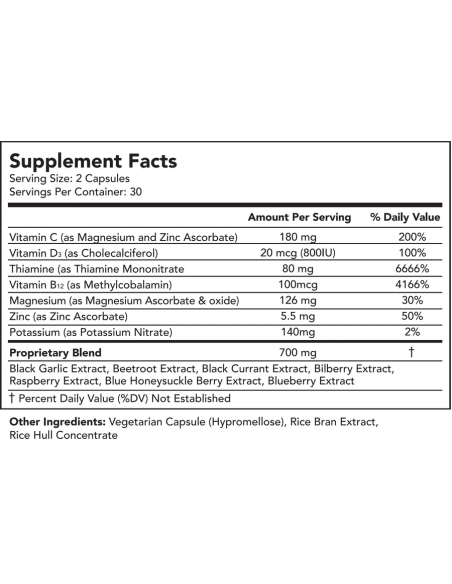 Vascanox HP - 60 Capsules | Calroy Health Sciences