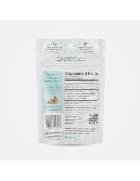 Oral Microbiome Gum-Based - 30 Pieces | Calroy Health Sciences