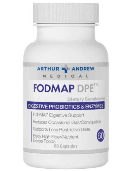 FODMAP DPE (Digestive Probiotics & Enzymes) - 60 Capsules | Arthur Andrew Medical