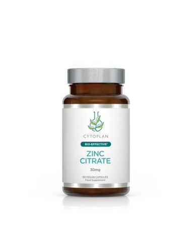 Zinc Citrate, 30mg - 60 vcaps | Cytoplan