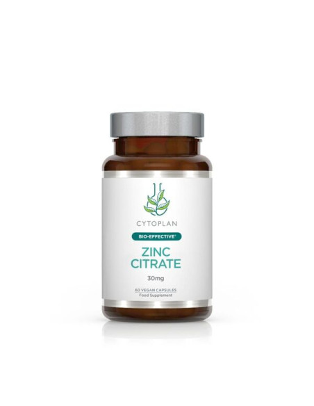 Zinc Citrate, 30mg - 60 vcaps | Cytoplan