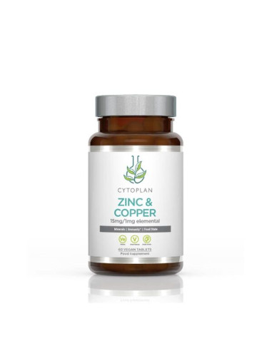 Zinc & Copper - 60 tabs | Cytoplan