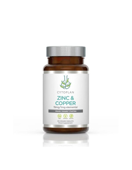 Zinc & Copper - 60 tabs | Cytoplan
