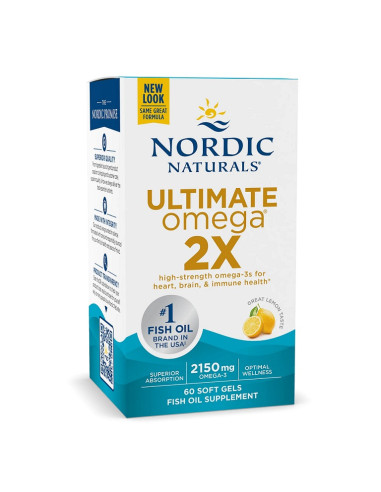 Ultimate Omega 2X, 2150mg Lemon - 60 softgels |...