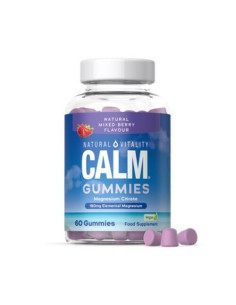 Calm Magnesium Citrate Gummies, Natural Mixed Berries -...